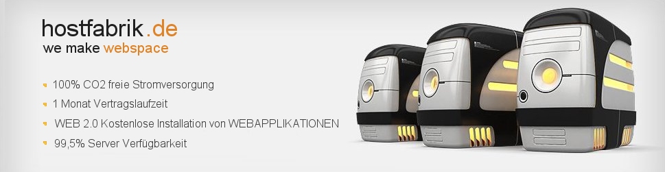 Hanf Internet Solutions - hostfabrik.de  we make webspace